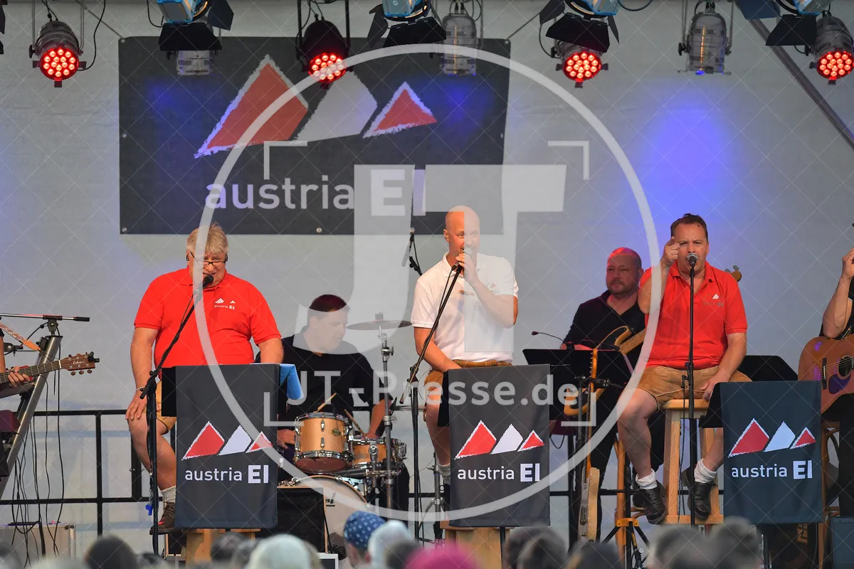 Konzert von Austria Ei am 14.08.2021 im Stadtgarten in Eichstätt