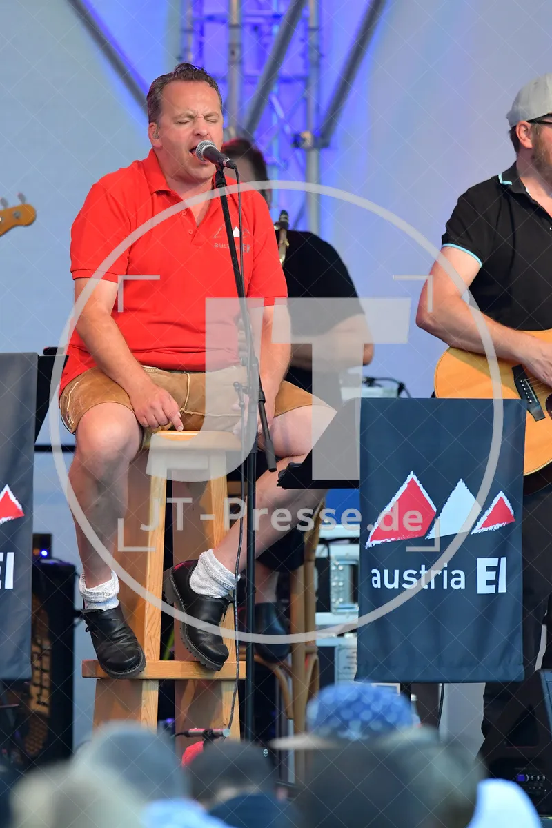 Konzert von Austria Ei am 14.08.2021 im Stadtgarten in Eichstätt