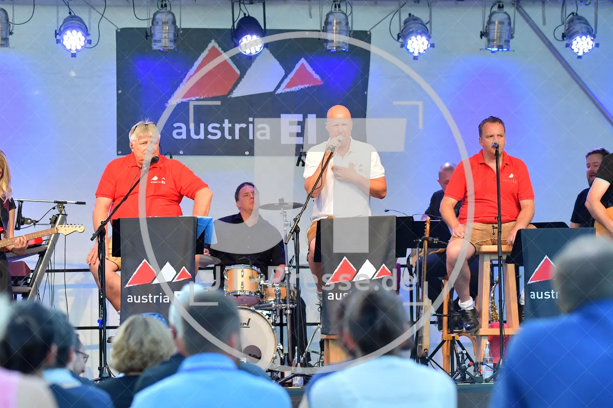 Konzert von Austria Ei am 14.08.2021 im Stadtgarten in Eichstätt