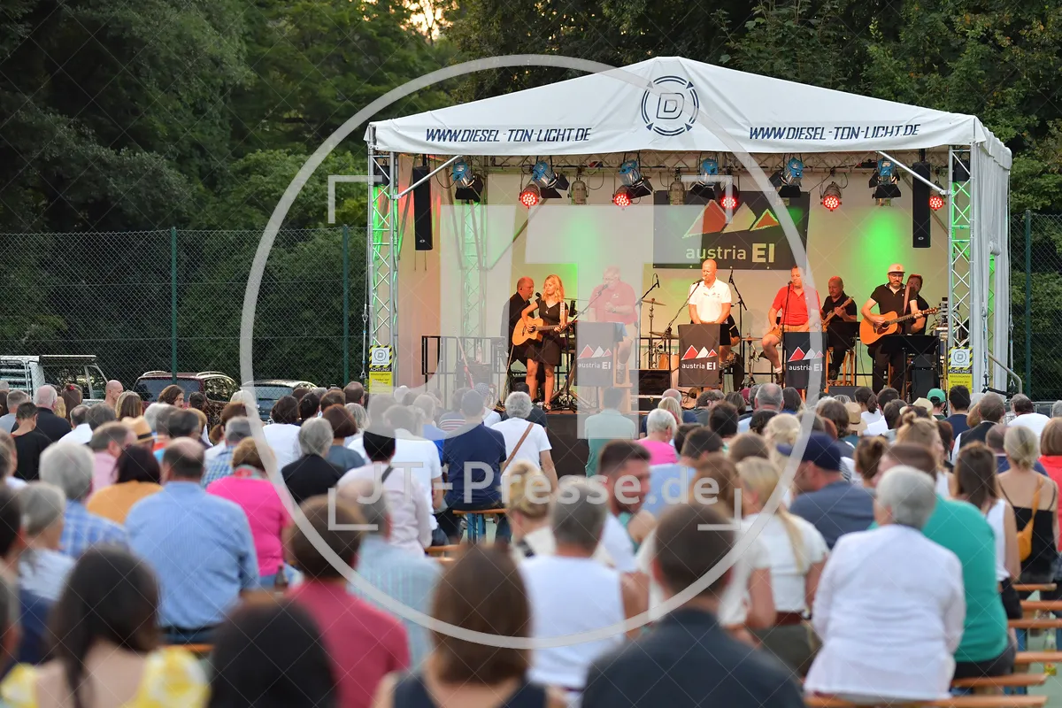 Konzert von Austria Ei am 14.08.2021 im Stadtgarten in Eichstätt