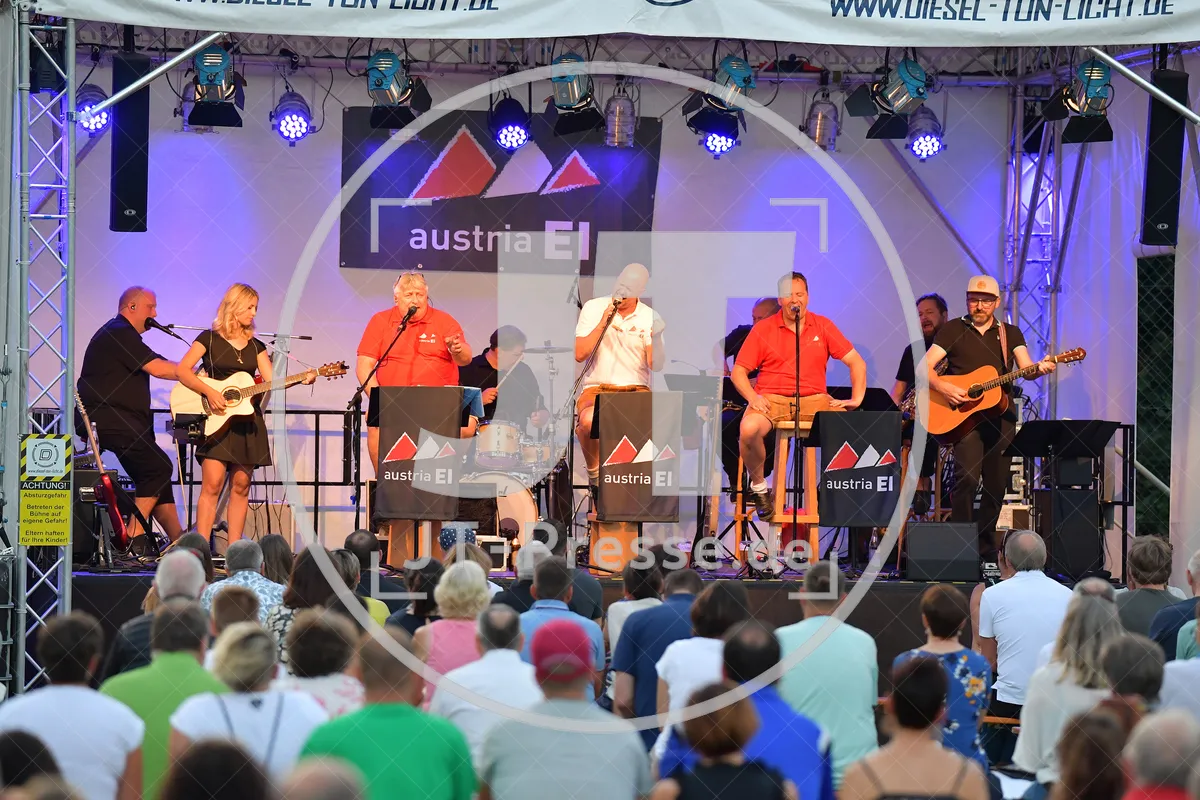 Konzert von Austria Ei am 14.08.2021 im Stadtgarten in Eichstätt