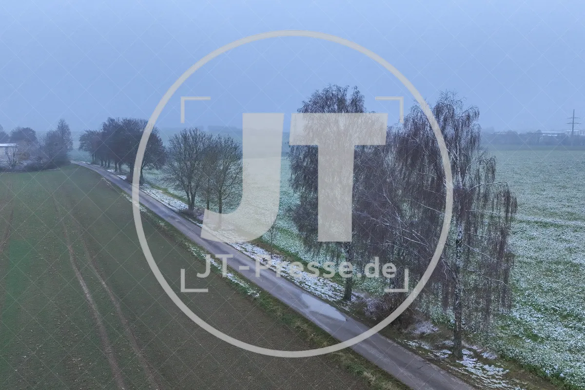 Erster Schnee im Altmühltal am 03.12.2022