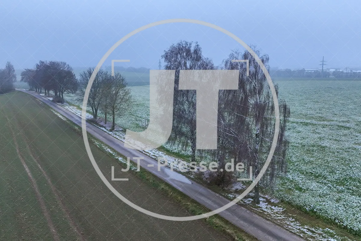 Erster Schnee im Altmühltal am 03.12.2022