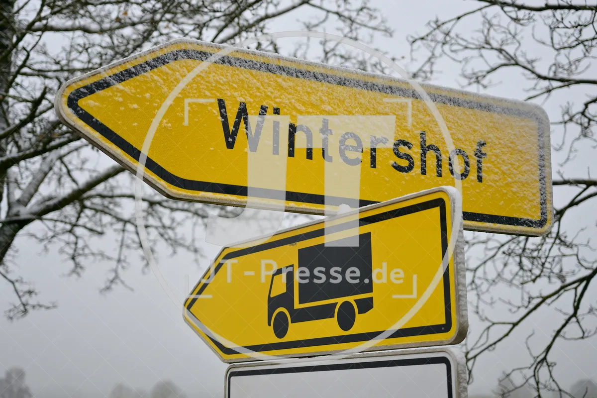 Erster Schnee im Altmühltal am 03.12.2022