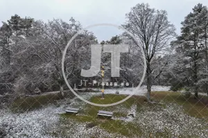 Erster Schnee im Altmühltal am 03.12.2022