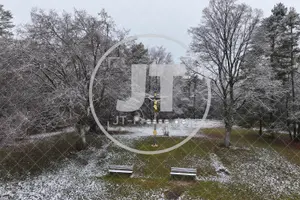 Erster Schnee im Altmühltal am 03.12.2022