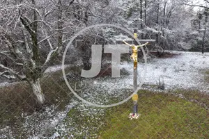 Erster Schnee im Altmühltal am 03.12.2022