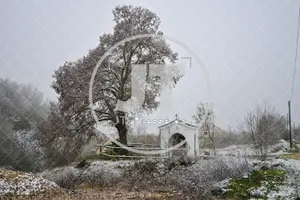 Erster Schnee im Altmühltal am 03.12.2022