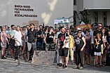 Demonstration gegen eine Veranstaltung der AfD am 09.07.2023 auf dem Residenzplatz in Eichstätt.