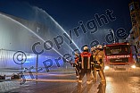 Großübung der Feuerwehr am 25.09.2023 im Gewerbegebiet in Preith.