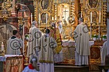 Pontifikalamt mit Bischof Gregor Maria Hanke OSB zum Walburgafest am 24.02.2024 in der Klosterkirche St. Walburg in Eichstätt.