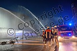 Großübung der Feuerwehr am 25.09.2023 im Gewerbegebiet in Preith.
