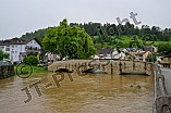 Hochwasser am 01.06.2024 in Mörnsheim/Mühlheim.