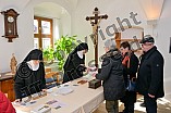 Pontifikalamt mit Bischof Gregor Maria Hanke OSB zum Walburgafest am 24.02.2024 in der Klosterkirche St. Walburg in Eichstätt.