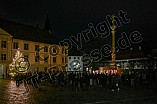 Ökumenische Christvesper am 25.12.2023 auf dem Residenzplatz in Eichstätt.