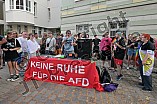 Demonstration gegen eine Veranstaltung der AfD am 09.07.2023 auf dem Residenzplatz in Eichstätt.
