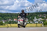 Vespatreffen im Brauereibiergarten Hofmühlterrasse in Eichstätt, 25.06.2022