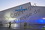 Großübung der Feuerwehr am 25.09.2023 im Gewerbegebiet in Preith.