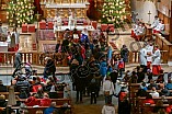 Kinderchristmette mit Krippenspiel am 24.12.2023 in der Schutzengelkirche in Eichstätt.