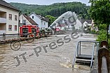 Hochwasser am 01.06.2024 in Mörnsheim/Mühlheim.