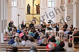 Bläserserenade der Ehemaligen Rebdorfer Bläser am 09.06.2024 im Gabrielihof des Klosters Rebdorf in Eichstätt.