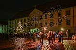 Ökumenische Christvesper am 25.12.2023 auf dem Residenzplatz in Eichstätt.
