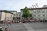 Demonstration gegen eine Veranstaltung der AfD am 09.07.2023 auf dem Residenzplatz in Eichstätt.
