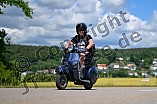 Vespatreffen im Brauereibiergarten Hofmühlterrasse in Eichstätt, 25.06.2022