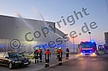 Großübung der Feuerwehr am 25.09.2023 im Gewerbegebiet in Preith.