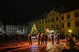 Ökumenische Christvesper am 25.12.2023 auf dem Residenzplatz in Eichstätt.