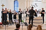 Bläserserenade der Ehemaligen Rebdorfer Bläser am 09.06.2024 im Gabrielihof des Klosters Rebdorf in Eichstätt.