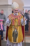 Pontifikalamt mit Bischof Gregor Maria Hanke OSB zum Walburgafest am 24.02.2024 in der Klosterkirche St. Walburg in Eichstätt.