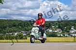 Vespatreffen im Brauereibiergarten Hofmühlterrasse in Eichstätt, 25.06.2022